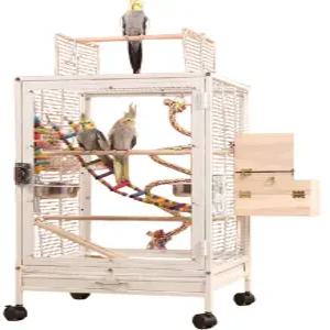 앵무새 투명 하우스 버드 아크릴 새집 새장 케이지