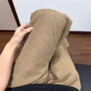 록쉬블몰 팬츠 카키 남친 가을 캐주얼 다크 트레이닝 맨투맨 스트레이트 트윌 HO3