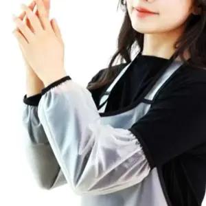 미술팔토시 방수팔토시 미술 작업 주방 반투명 팔토시 흰색 1쌍