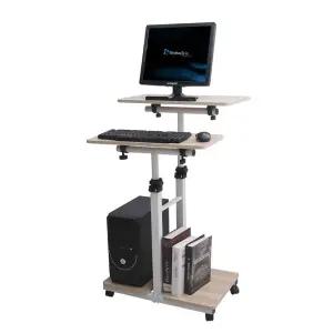 스탠딩 책상 1인 높낮이 메이플 노트북 맞춤 1인용 강연대