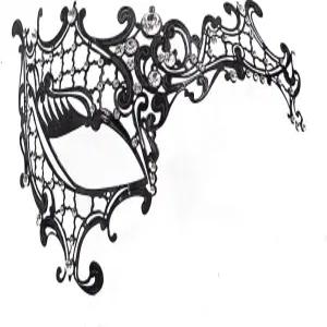 여성용 아켈 마스크 반짝이는 라인스톤 베네치아 파티 이브닝 프롬 볼 바 코스튬 액세서리