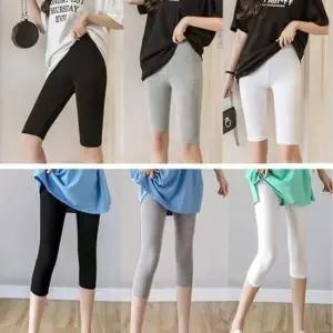 5부레깅스 모달 5부 7부 얇은 데일리 레깅스 3종 204880 1세트