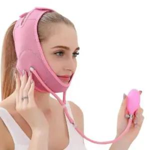 얼굴밴드 셀프 공기 에어 압축 압박 얼굴 턱선 보정 라인 밴드