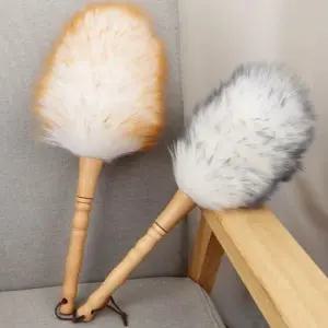 양털먼지털이 양모 먼지털이 양털 먼지털이개 먼지 흡착 청소 정전