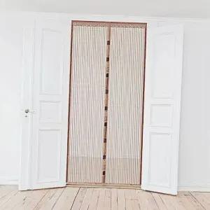 컬러 모기장 해충방지 브라운 현관문 테이프