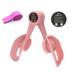 허벅지 트레이너, LED 디스플레이가 있는 360 조절 가능한 골반 바닥 근육 여성용 20LB 저항 밴드가 안쪽 운동기구, 엉덩이, 다리, 팔을 위한 가정용 피트니스 장비