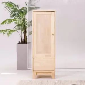 (착불)로쏘가구 까유 원목 1200 높은 틈새 수납장 브릿지원목