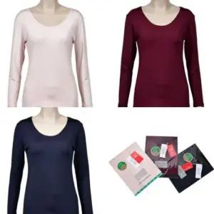 부드럽고 보온성이 뛰어난 습식 여성 상의 내의 제임스딘 여성