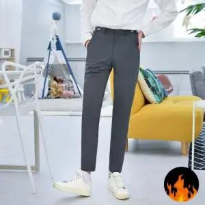 겨울교복 교복몰 기모 교복 바지 그레이 빅사이즈