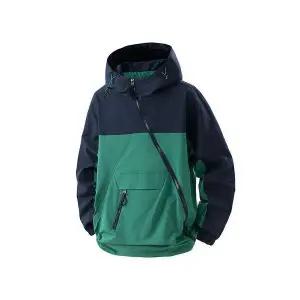 남자 점퍼 바람막이 봄 가을 재킷 야상 소프트 케이스 사선 집업 코트 유행3