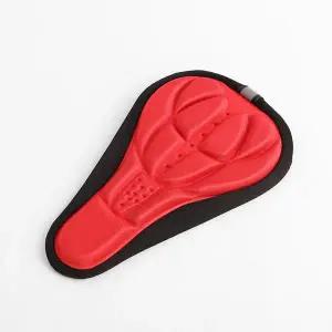 [콩심팥심]메모리폼 쿠션 자전거 안장(레드)안장커버 자전거