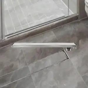 욕실배수구 타일 유가 스텐레스 타일삽입 스텐육가 AJBATH 60x600