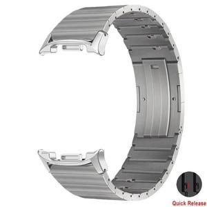삼성 갤럭시 워치 8 40mm 44mm 8 클래식용 티타늄 스트랩, 갤럭시 워치 울트라 2025/울트라 47mm 손목밴드