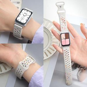 삼성 갤럭시 핏 3 밴드 액세서리에 대한 삼성 갤럭시 핏 3 팔찌 교체 손목 밴드에 대한 스포츠 실리콘 스트