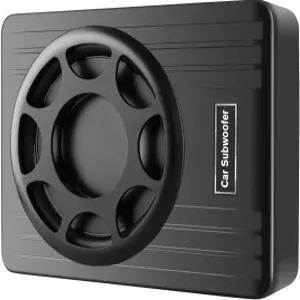 10인치 800W 카 서브우퍼 슬림 언더 시트 구동 고/저레벨 입력 카/트럭 오디오 내장 앰프