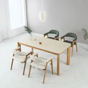 더리치 90 양면 세라믹 4인 식탁 세트 1600 코스트코 두레샵2603