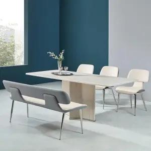 더리치 회전 6인 세라믹 식탁세트 2000 (벤치형) 코스트코 잡화마켓2603