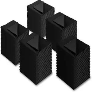 안경 렌즈 휴대폰 화면 카메라 실버웨어 기타 섬세한 표면(HCG-5.5-100-Bk)을 위한 AA와이프 청소용 천