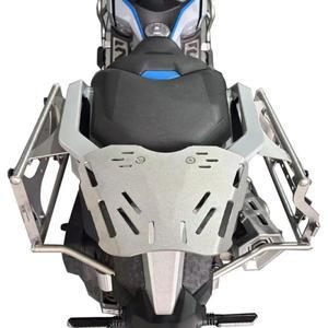 스테인리스 스틸 탑 케이스 베이스 플레이트  사이드 랙 - ZONTES 368G 2024-2026용 바이크 오토바이 짐받