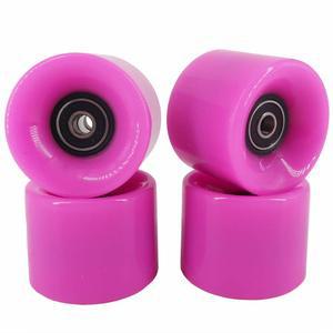 프리데어 58mm 스케이트보드 휠 82a ABEC-7 베어링 스틸 및 스페이서(4팩)