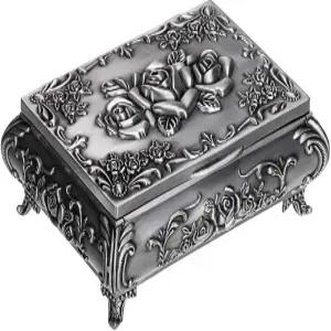 히피웨 빈티지 메탈 주얼리 박스 작은 장신구 보관함 반지 귀걸이 목걸이 보물 상자 정리함 앤티크 유품