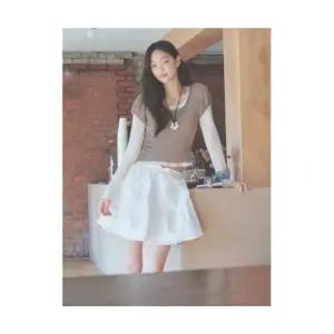 에잇세컨즈 8SECONDS 코튼 캉캉이 미니 스커트 화이트 1707541