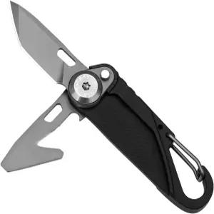 TACRAY 빈토 5-in-1 미니 유틸리티 열쇠고리 나이프 - 칼 안전벨트 커터 병따개 일자 드라이버 및 일상