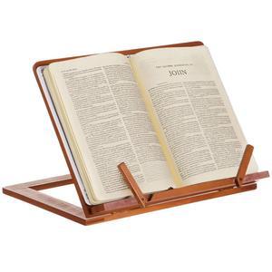 조절 가능한 나무 스탠드 접이식 책꽂이 쿡북 디스플레이 이젤 태블릿용 미살 악보 노트북