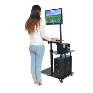 수동 리프트 책상 침실 간이 노트북 스탠드 데스크