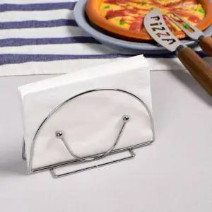 냅킨 홀더 디스펜서 클립 6개입 꽂이 티슈 메탈 냅킨 매장 인테리어용 실버 가게테이블비치 카운터용