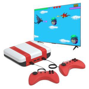 클래식 미니 빈티지 게임 콘솔 - 328개의 TV 게임이 내장되어 있으며 컨트롤러 2개 AV 출력 플러그 앤 플레이 향수를 불러일으키는 아케이드 전자 장난감 소년 소녀 선물이 함께 제공됩니다