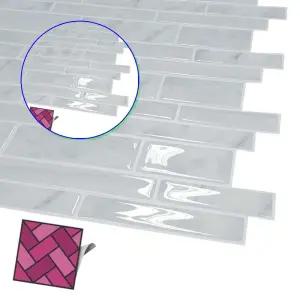 쌍문상회 회백색 타일스티커 011 대리석