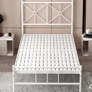 철제 매트리스 틀 1000x2000 조립식 프레임 받침대 침대 검정색