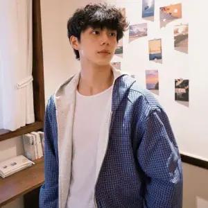 픽호샵 남친 회색 후드 키작남 상의 가을계 긴팔 카디건 양면으로 집업 입기 꾹3