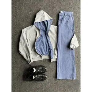 픽호샵 남성 가을 오피스룩 캐주얼 키작남 집업 가디건 양면 로얄 체크 카디건 꾹3