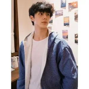 픽호샵 남친 회색 후드 키작남 상의 가을계 긴팔 카디건 양면으로 집업 입기 꾹3