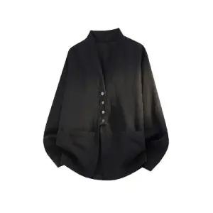 픽호샵 남성용 캐주얼 가을 빅사이즈 셔츠 카디건 키작남 레이어드 솔리드 꾹3