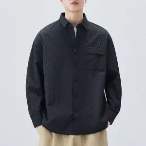 픽호샵 남친 봄 가을 캐주얼 키작남 솔리드 긴팔 셔츠 스쿨룩 카디건 꾹3