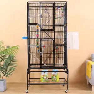 대형 장난감 이동 사각 새 새장 앵무새 놀이터 세트