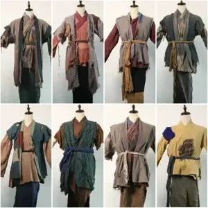 조선 시대 의상 복장 무대 스타일 노비 서민 거지 의상