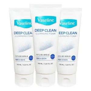 바세린 클렌징 폼 딥 클린 150mL x 3개