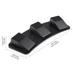 편리한 3페달 기능 스위치 키보드 조이스틱 패달 풋 게임용 컨트롤러 마우스 USB 발판