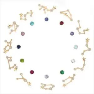 골드귀걸이 골드 별자리 탄생석 큐빅 귀걸이 12종 택1 14K