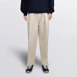 남자밴딩팬츠 남자 투턱 면팬츠 와이드핏 대학생 캠퍼스룩 팬츠