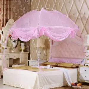 테트형 모기장 침실 돔형 자녀방 러블리 핑크