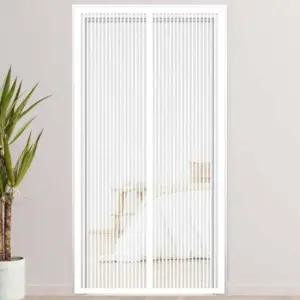 네트 현관 문 리빙 방충 화이트 방충망 피스 자석