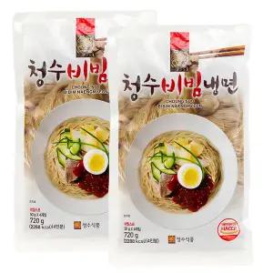 청수 비빔냉면 720g X 2개입