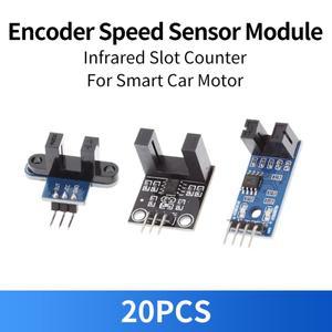 20PCS 속도 센서 모듈 인코더 카운터 스마트 호환 자동차 모터용 적외선 슬롯 광전 커플러