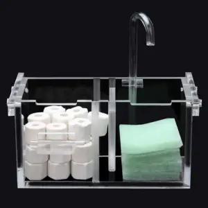 [콩심팥심]아크릴 미니 상면 여과기 2구 수조 스펀지 어항 버블