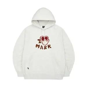 마크곤잘레스 MARK GONZALES I LOVE 엔젤 부클 자수 스웨트 후디 M OATMEAL 1707844